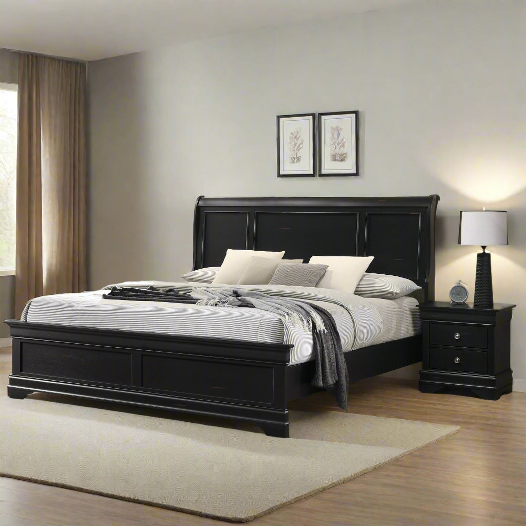 DEXTER - BLACK - BEDROOM SET
