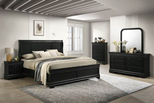 DEXTER - BLACK - BEDROOM SET