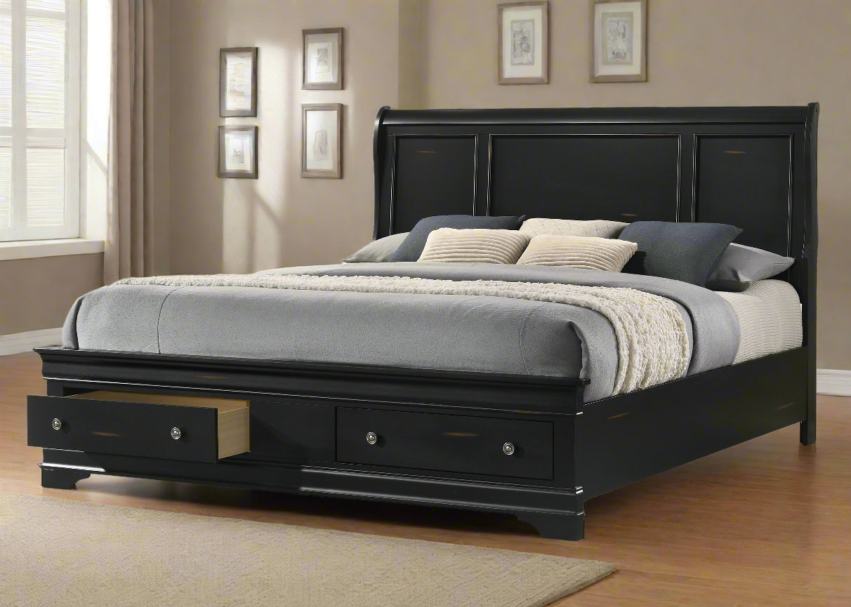 DEXTER - BLACK - BEDROOM SET